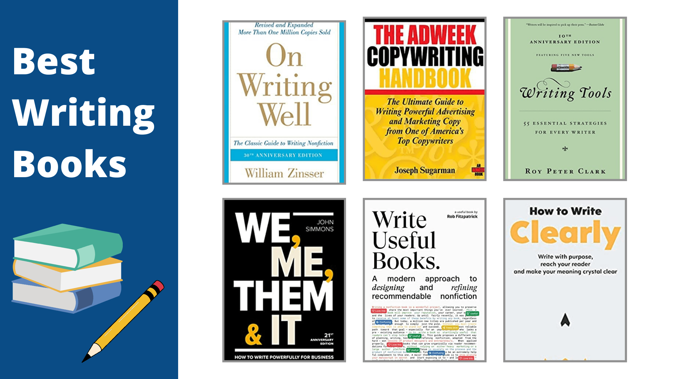 6 Best Writing Books Summarised