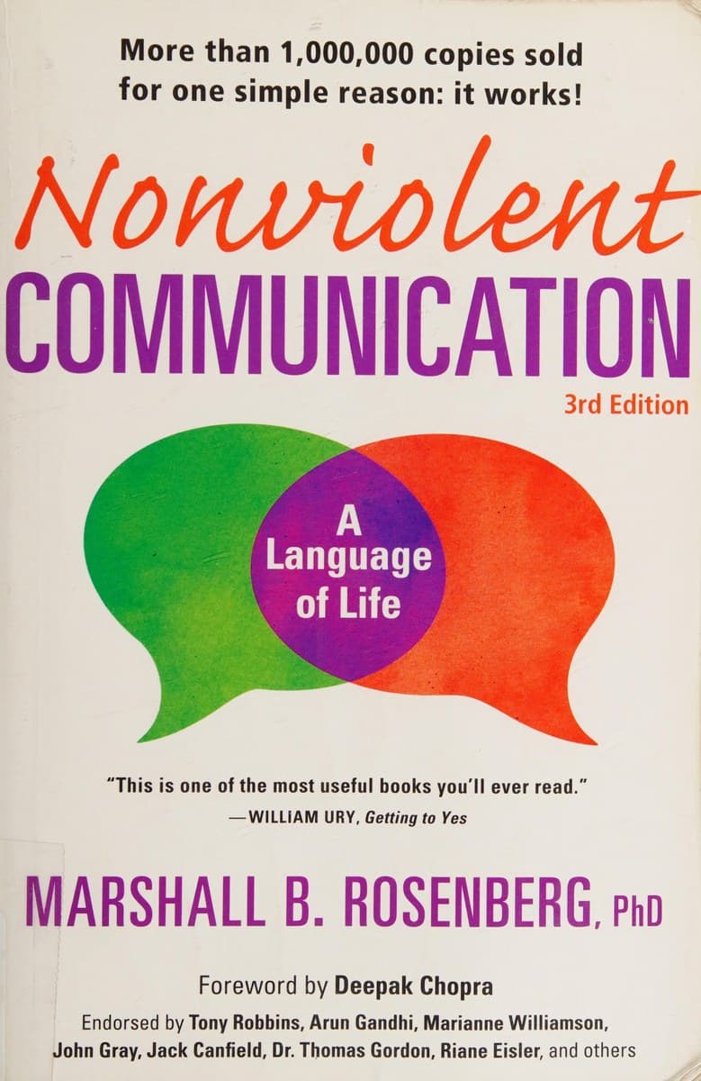 Summary: Nonviolent Communication by Marshall Rosenberg