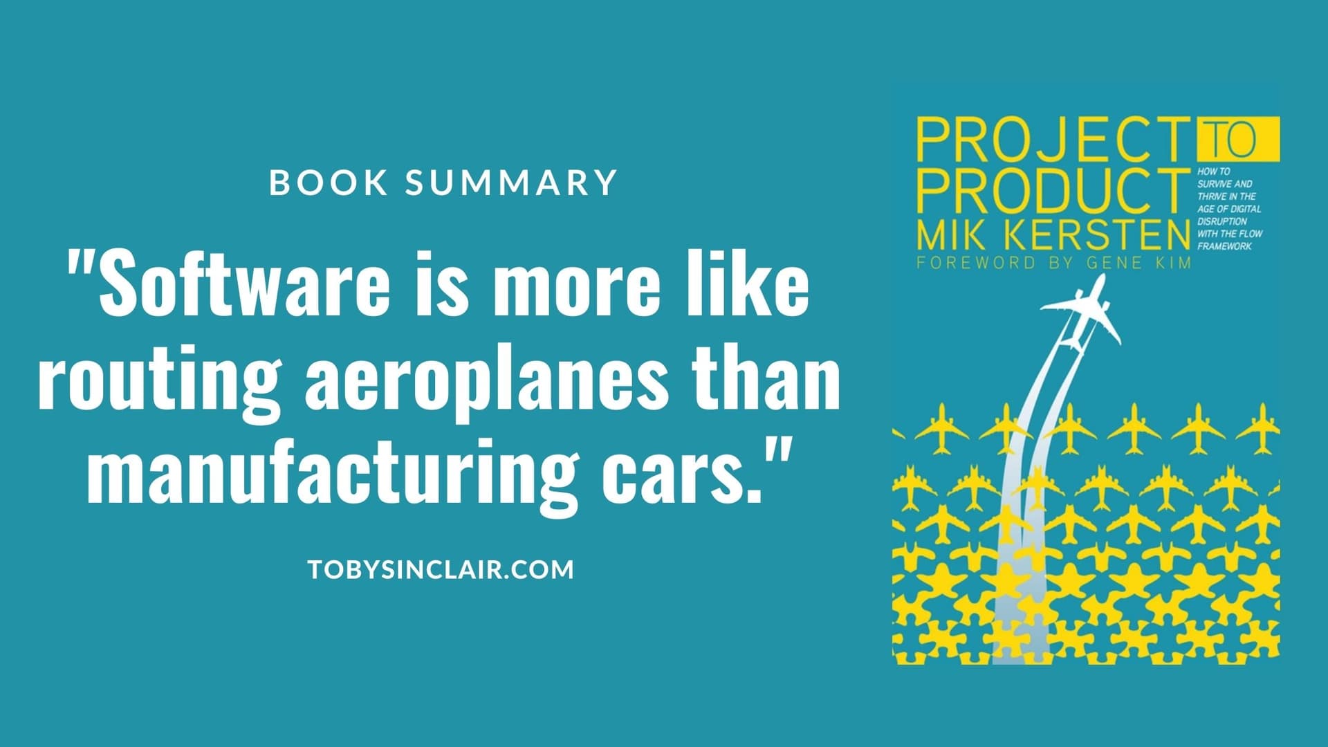 Book Summary: Project to Product by Mik Kersten | Flow Framework