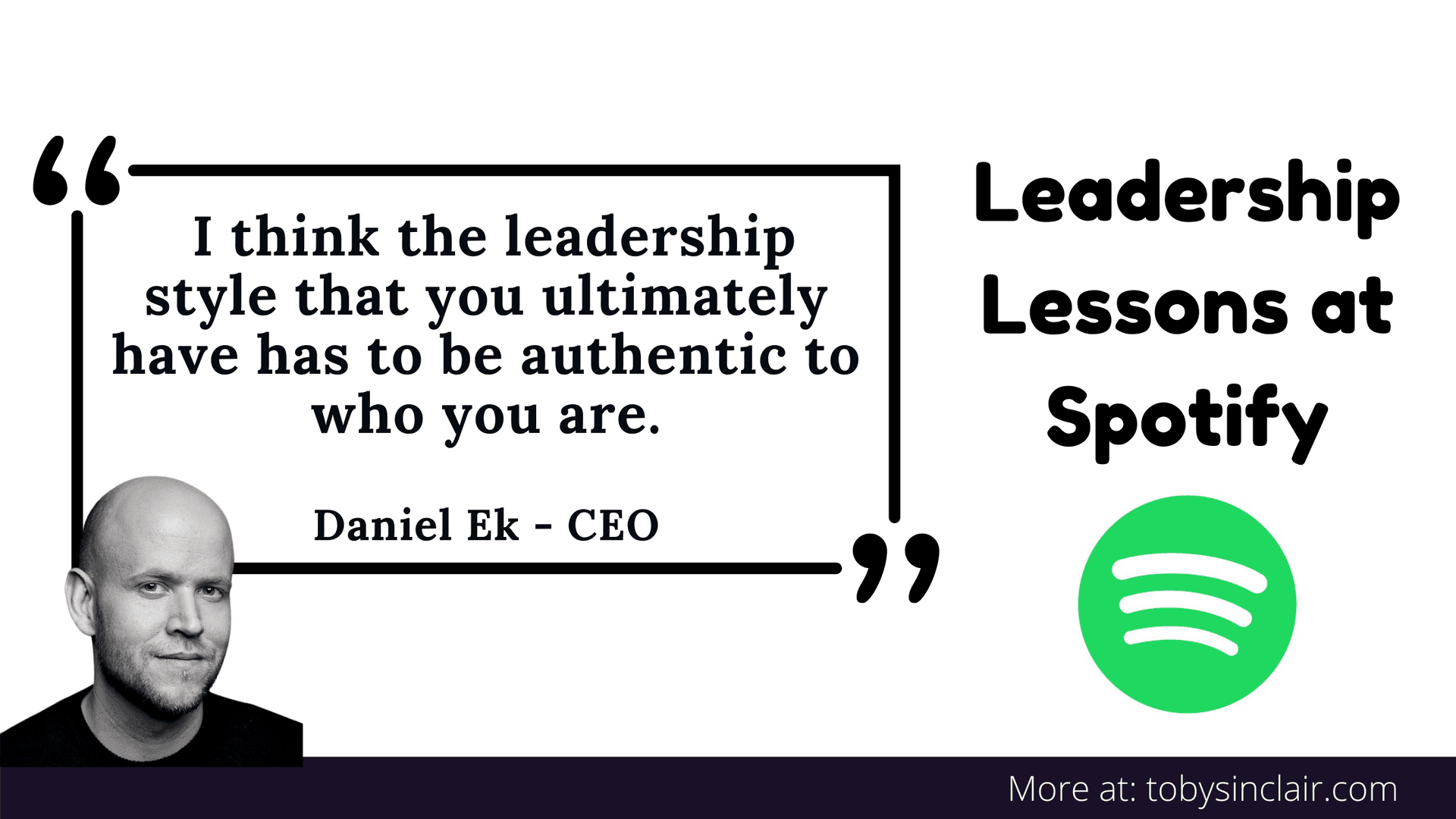 Leadership Lessons: Spotify Daniel Ek