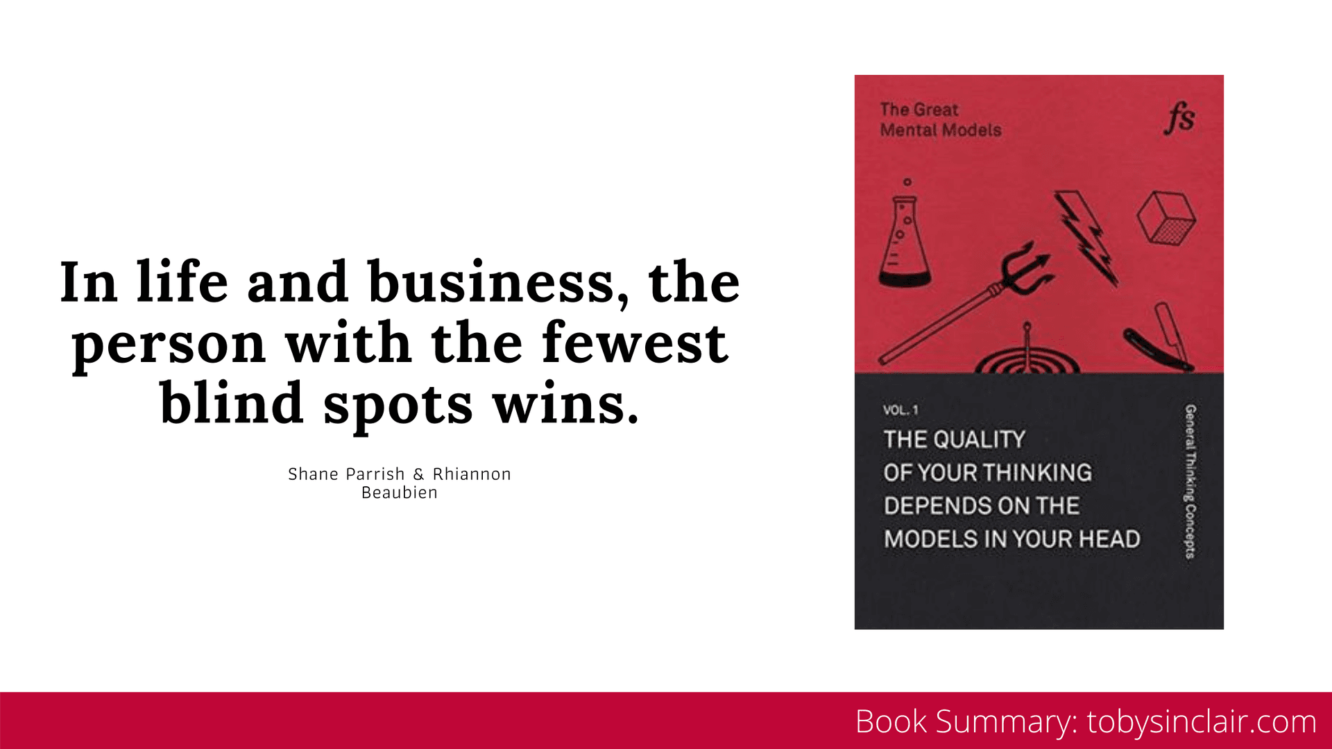 Book Summary: The Great Mental Models by Shane Parrish and Rhiannon Beaubien