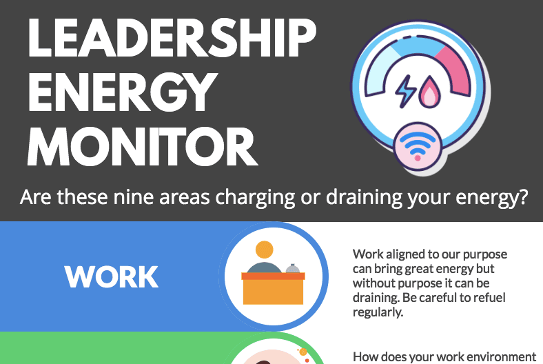 The Leadership Energy Monitor | A self-care tool for leaders