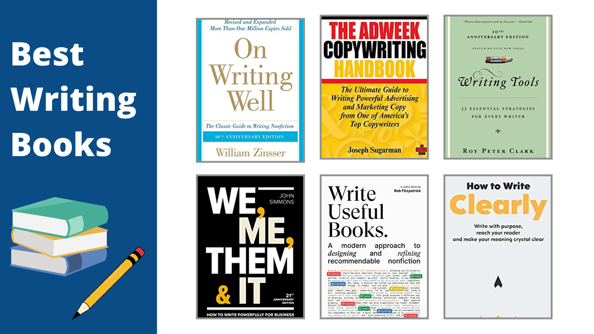 6 Best Writing Books Summarised