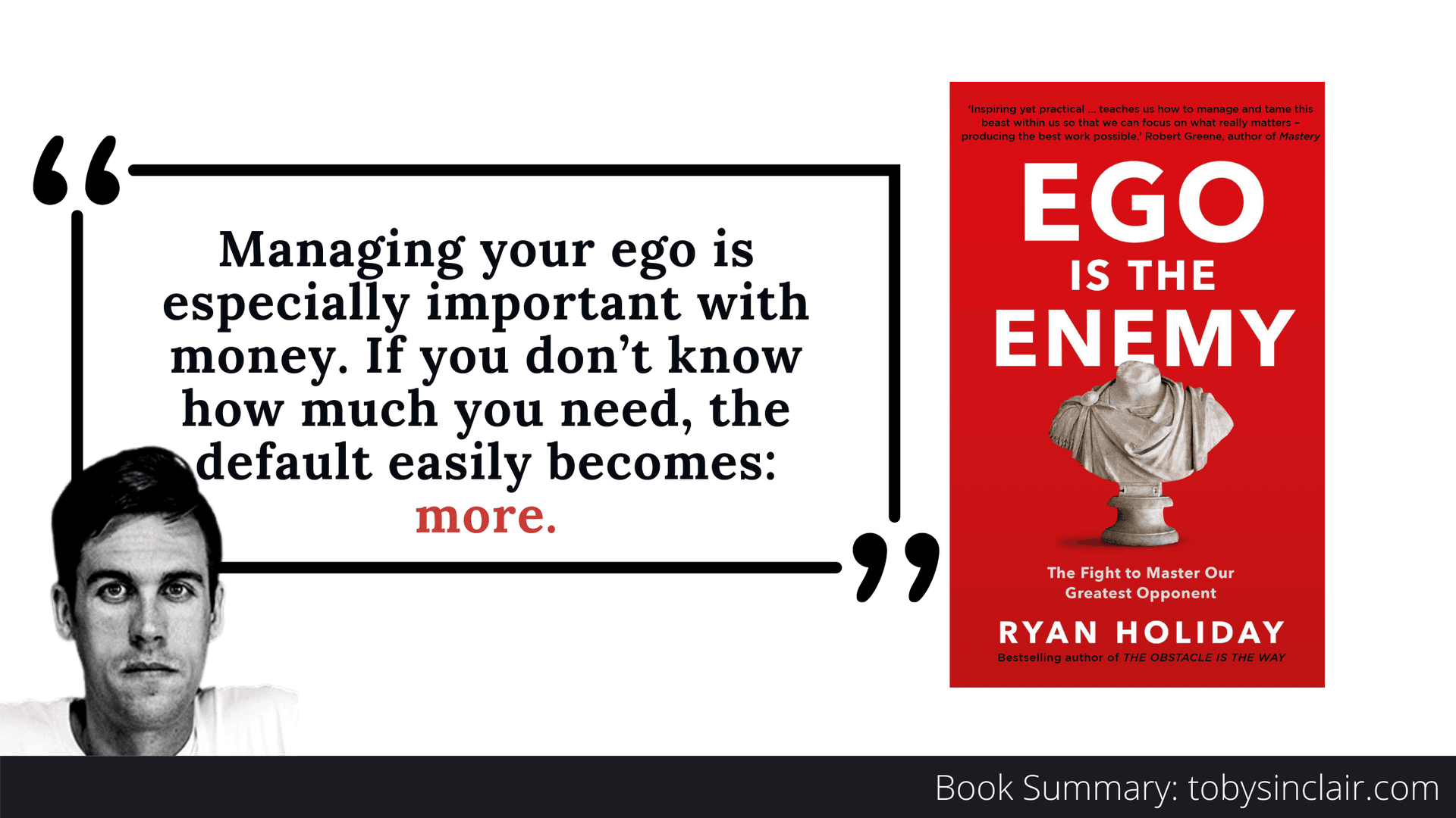 Book Summary: Ego is the Enemy by Ryan Holiday | Big Ideas and Best Quotes