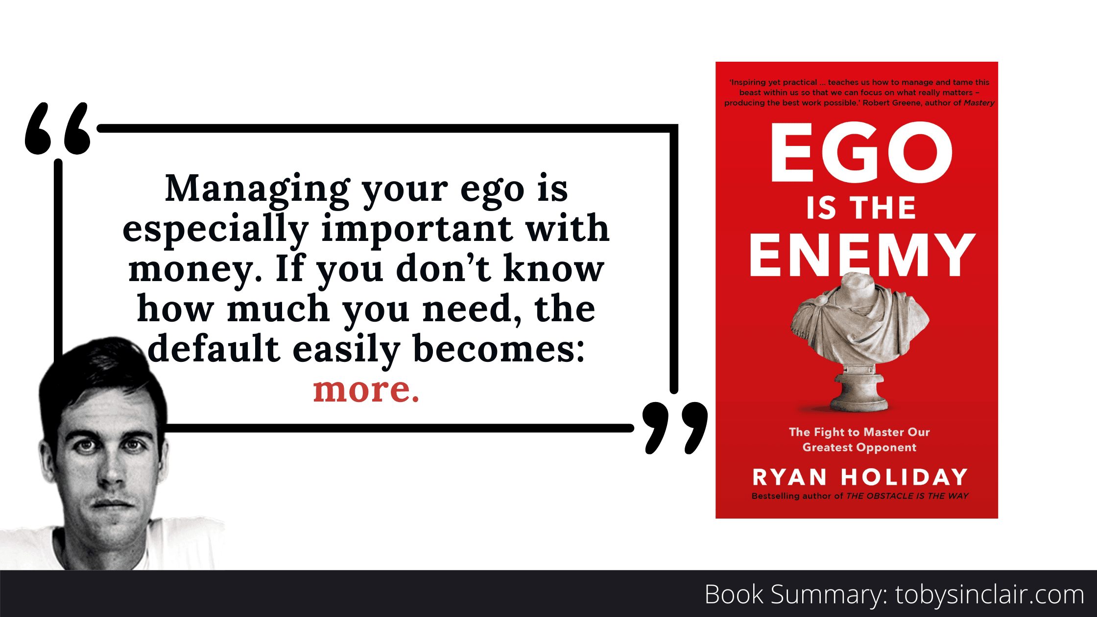 Book Summary: Ego is the Enemy by Ryan Holiday | Big Ideas and Best Quotes